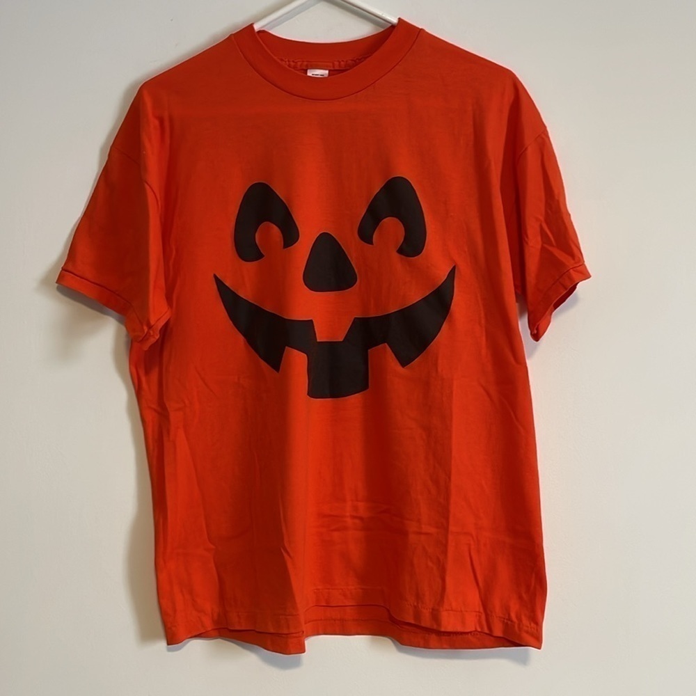 VTG Halloween Pumpkin T-Shirt XL Orange Single Stitch Jesse Pinkman Costume